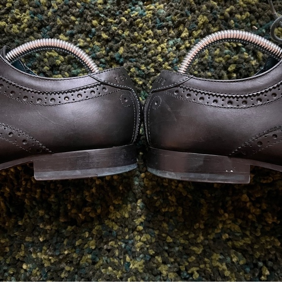 Ted Baker London Vineey Black Wingtip Shoes (9) - Picture 8 of 10